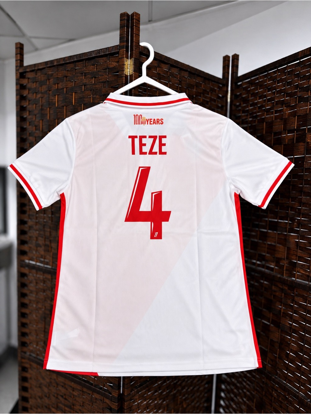 TEZE AS Monaco Soccer Jersey